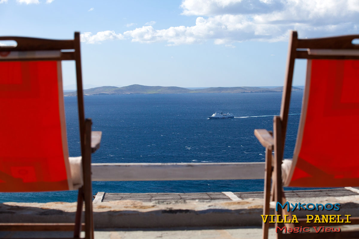 Villa Paneli Mykonos Greece magic view 2 2